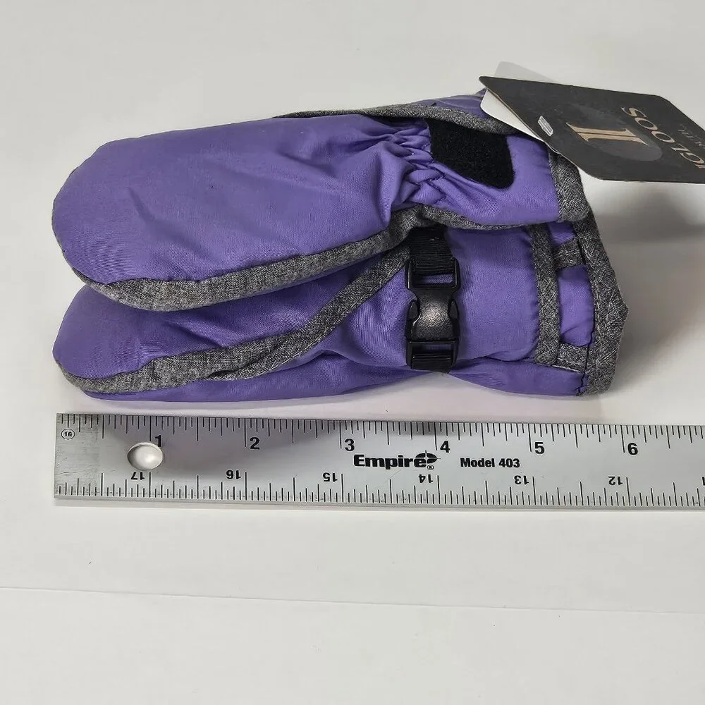 Igloos Infant 12-24 Months Ski Insulated Mittens 3M Thinsulate Waterproof Purple
